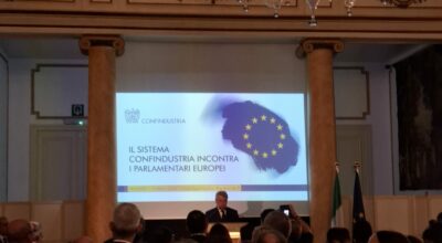 Il segretario generale di Federcostruzioni, Luigi Perissich, componente della delegazione di Confindustria a Bruxelles per l’incontro con i parlamentari europei